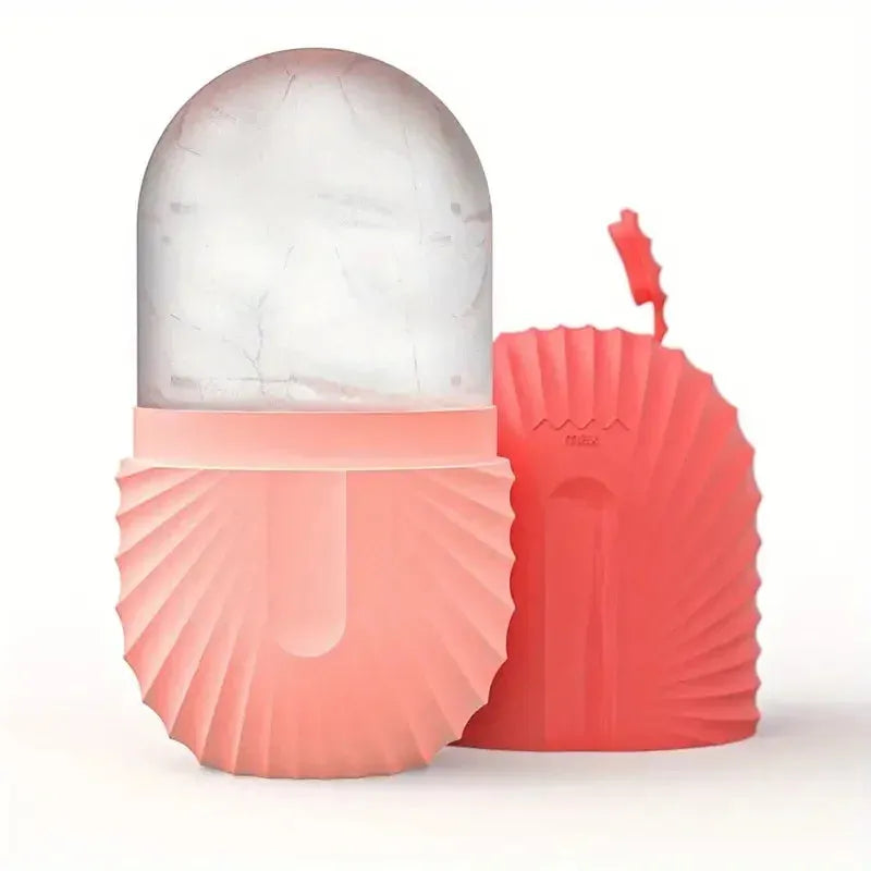 Silicone Ice Face Roller Contour Shrink Pores Remove Dark Circles Massage Skin Beauty Facial Roller for Eyes Neck Skin Care Tool, Nisha Nashea LLC