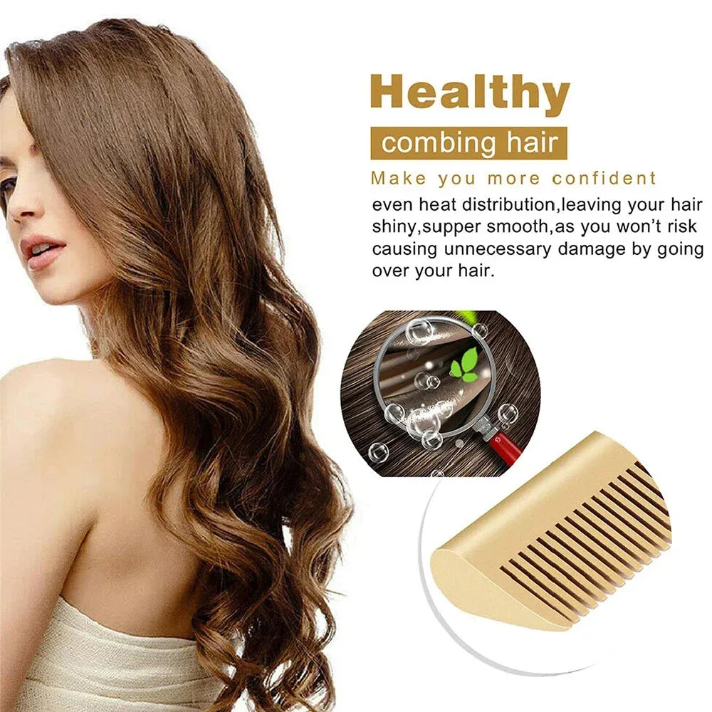 Hot Comb Hair Straightener Heat Pressing Combs Portable Ceramic Curling Iron for Hair Beard Wigs Wet and Dry Hair Styling Tools, Nisha Nashea LLC