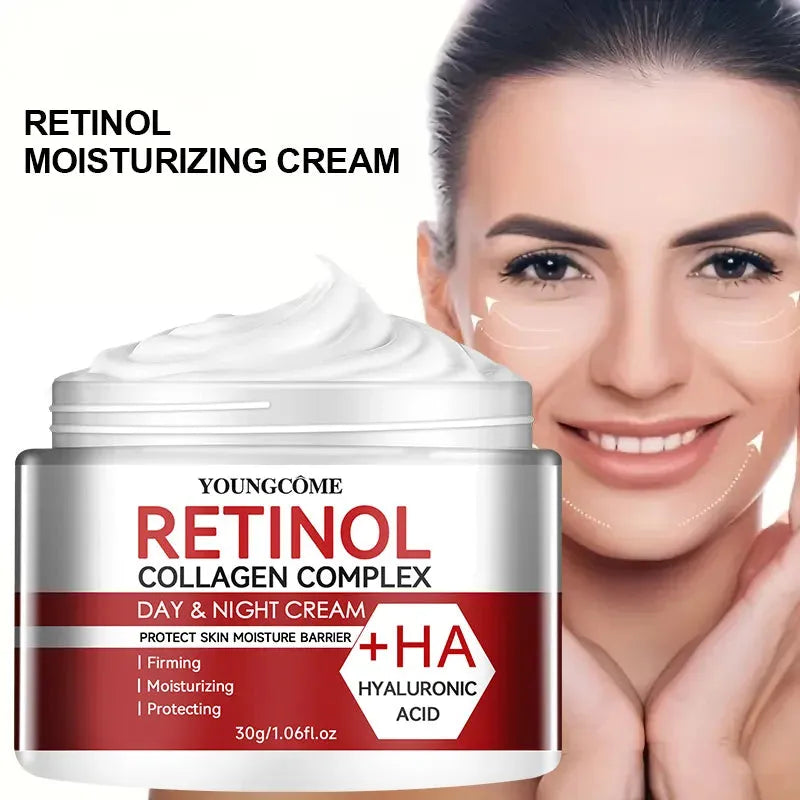 Retinol Collagen Facial Care Moisturizing Cream deeply nourishes Suitable for dry and rough skin, Aging Face Cream Moisturizing, Nisha Nashea LLC