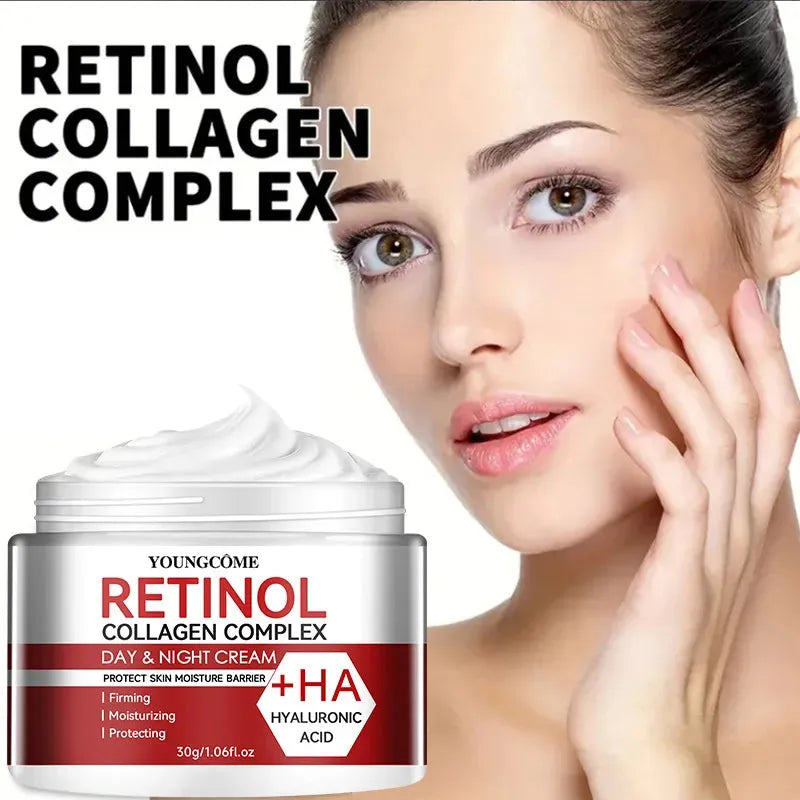 Retinol Collagen Facial Care Moisturizing Cream deeply nourishes Suitable for dry and rough skin, Aging Face Cream Moisturizing, Nisha Nashea LLC