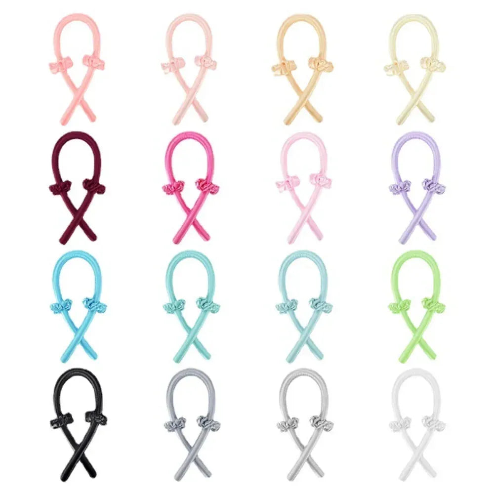 Heatless Curling Rod Headband No Heat Silk Curls Ribbon Hair Rollers Sleeping Soft Headband Lazy Hair Curlers Hair Styling Tools, Nisha Nashea LLC
