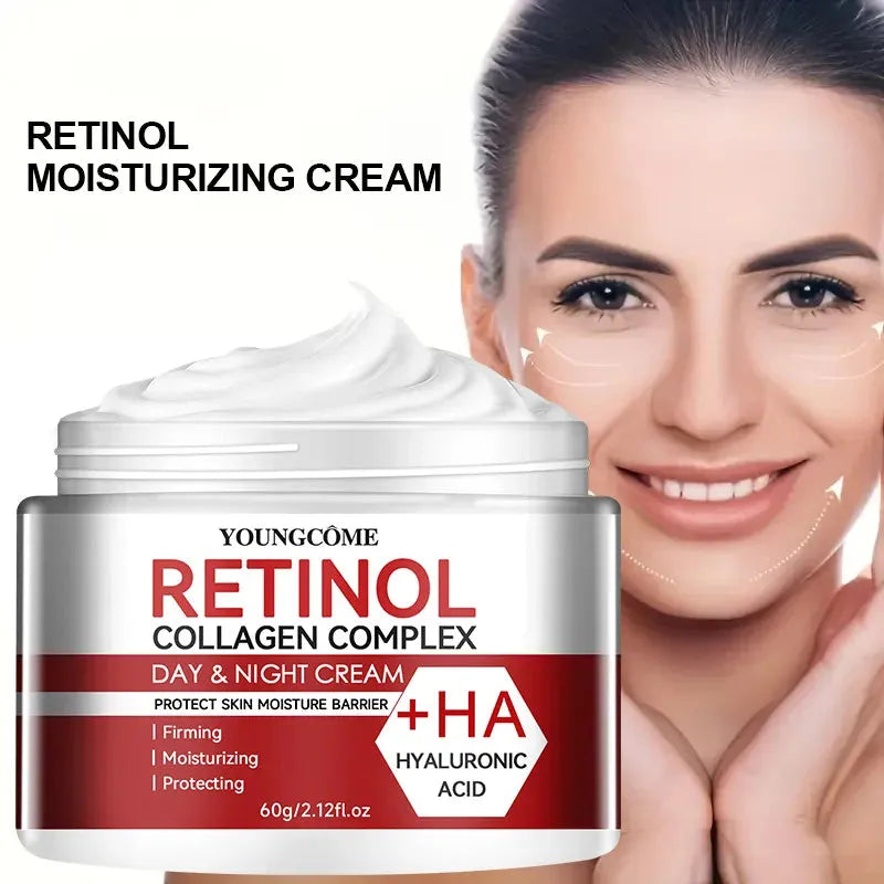 Retinol Collagen Facial Care Moisturizing Cream deeply nourishes Suitable for dry and rough skin, Aging Face Cream Moisturizing, Nisha Nashea LLC