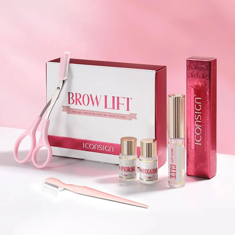 DIY Brow Perm Eyebrow Lamination 45-60 Days ICONSIGN Professional Brow Perming Set Beauty Makeup Tools Home Use, Nisha Nashea LLC