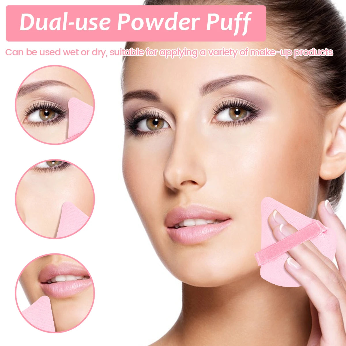 MAANGE 27pcs Makeup Tools Kit 20pcs Foundation Contour Blush Brush Set with Triangle Powder Puff Makeup Remover Puff Travel Bag, Nisha Nashea LLC