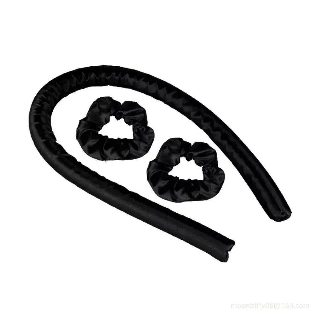 Heatless Curling Rod Headband No Heat Silk Curls Ribbon Hair Rollers Sleeping Soft Headband Lazy Hair Curlers Hair Styling Tools, Nisha Nashea LLC