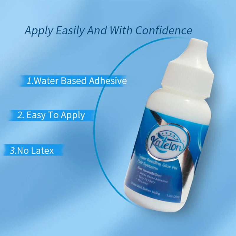 Lace Front Wig Glue Extreme Hold Waterproof 38ml Super Bonding Adhesive Glue For Wig 1.3Oz, Nisha Nashea LLC