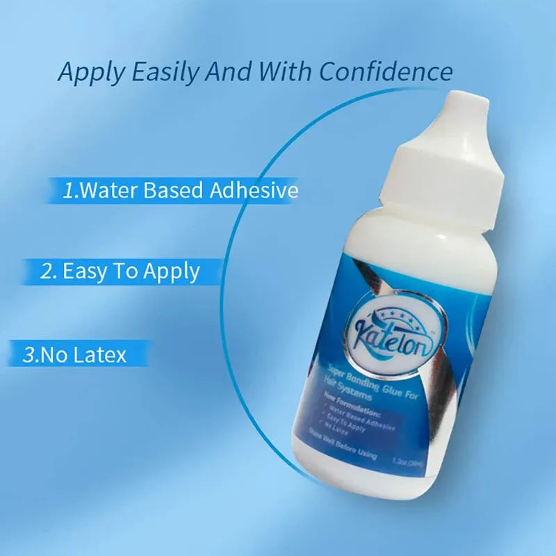 Lace Front Wig Glue Extreme Hold Waterproof 38ml Super Bonding Adhesive Glue For Wig 1.3Oz, Nisha Nashea LLC