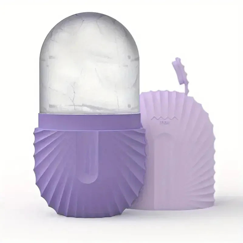 Silicone Ice Face Roller Contour Shrink Pores Remove Dark Circles Massage Skin Beauty Facial Roller for Eyes Neck Skin Care Tool, Nisha Nashea LLC
