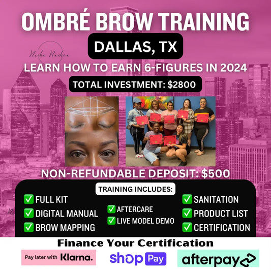 Microshading training Ombre brow certification 