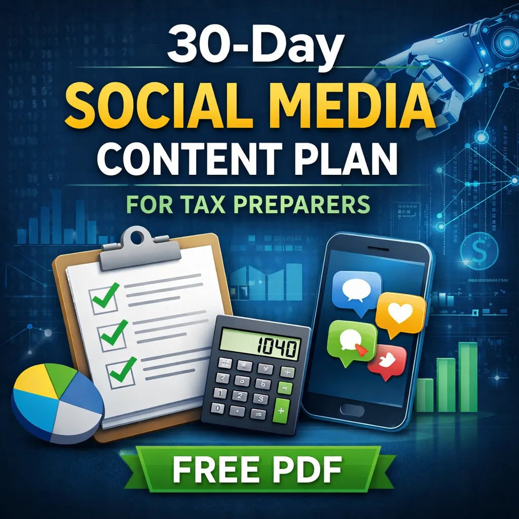 30-Day Tax Preparer Content Plan + Posting Automation Walkthrough