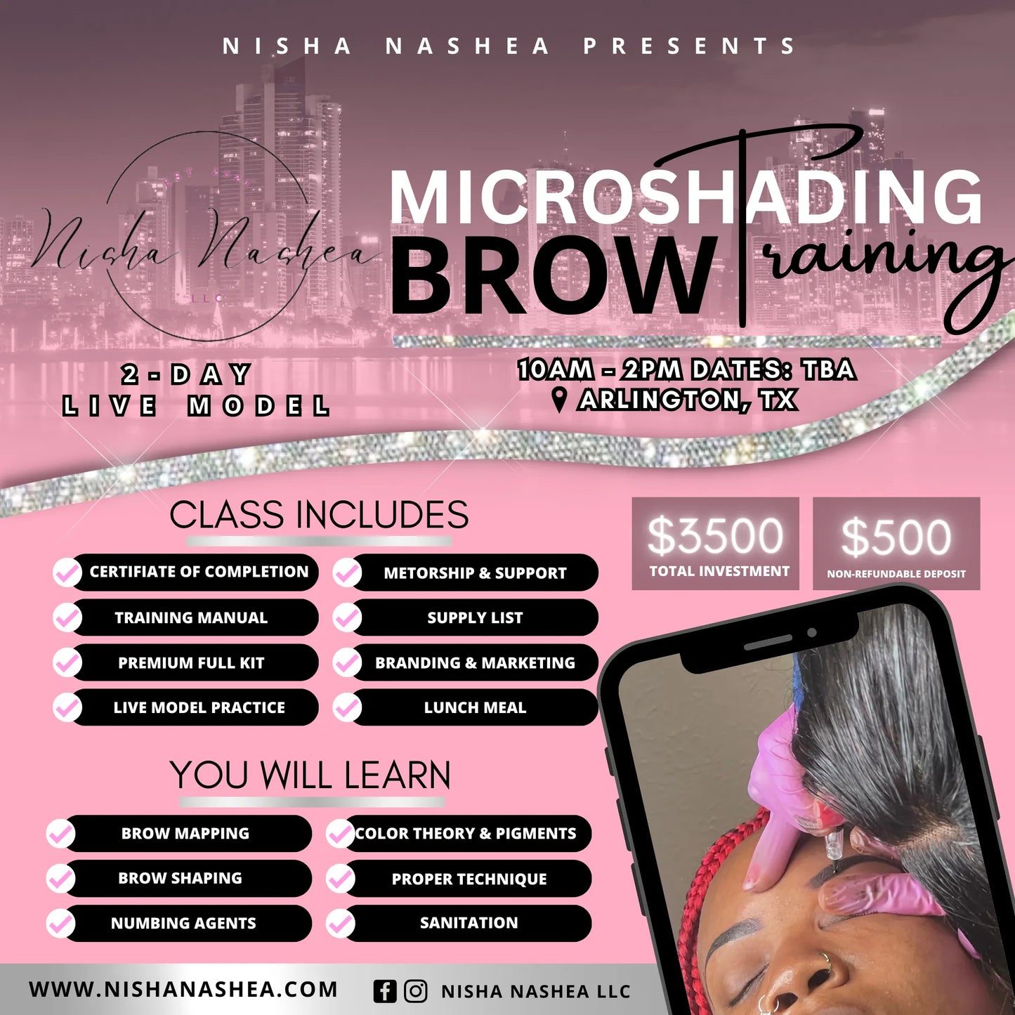 Ombre Brow Microshading Certification Training