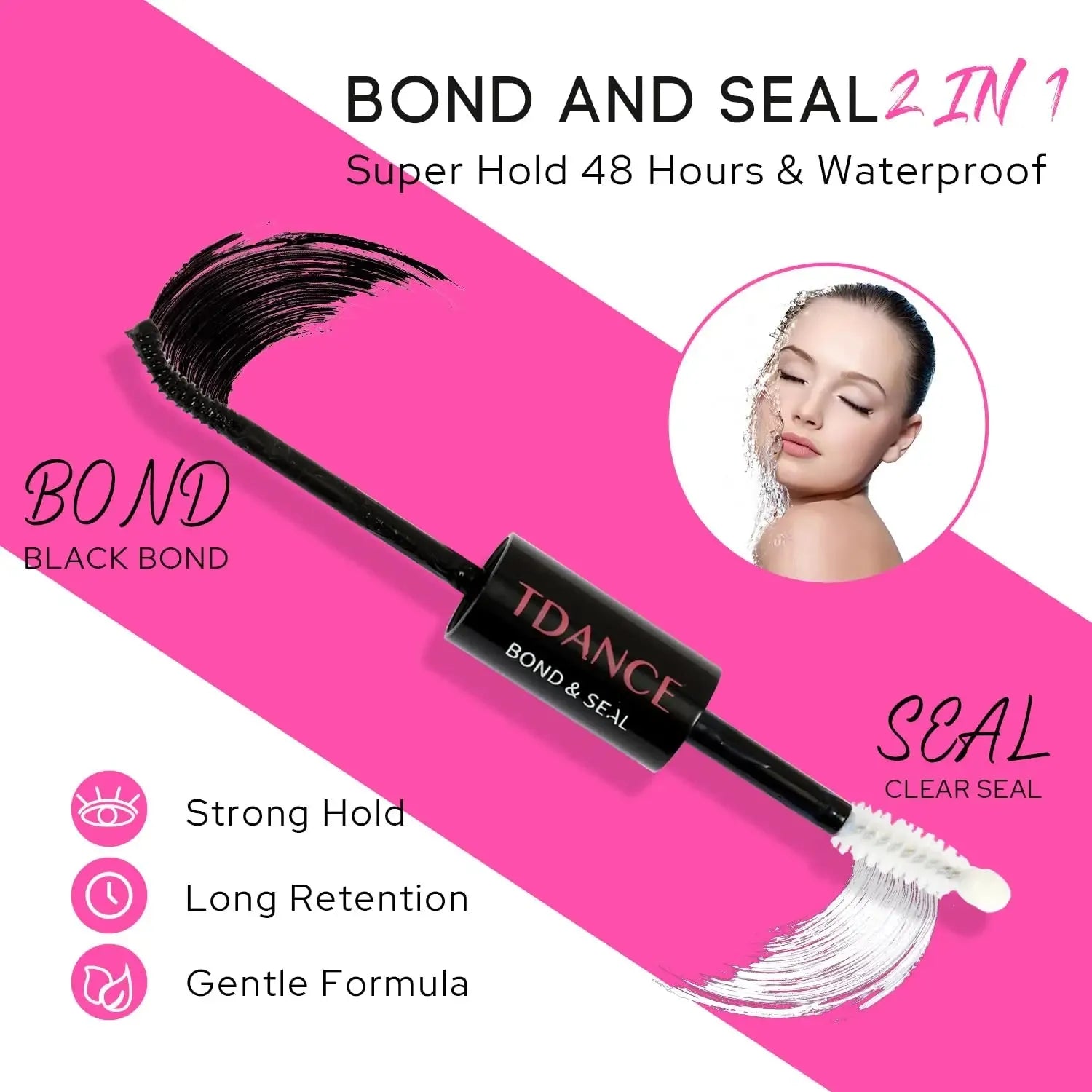 TDANCE 280PCS DIY Mix Clusters Kit 30D/40D Lash Bond and Seal and Remover Accessories Self-Grafting EyeLashes Extension At Home, Nisha Nashea LLC