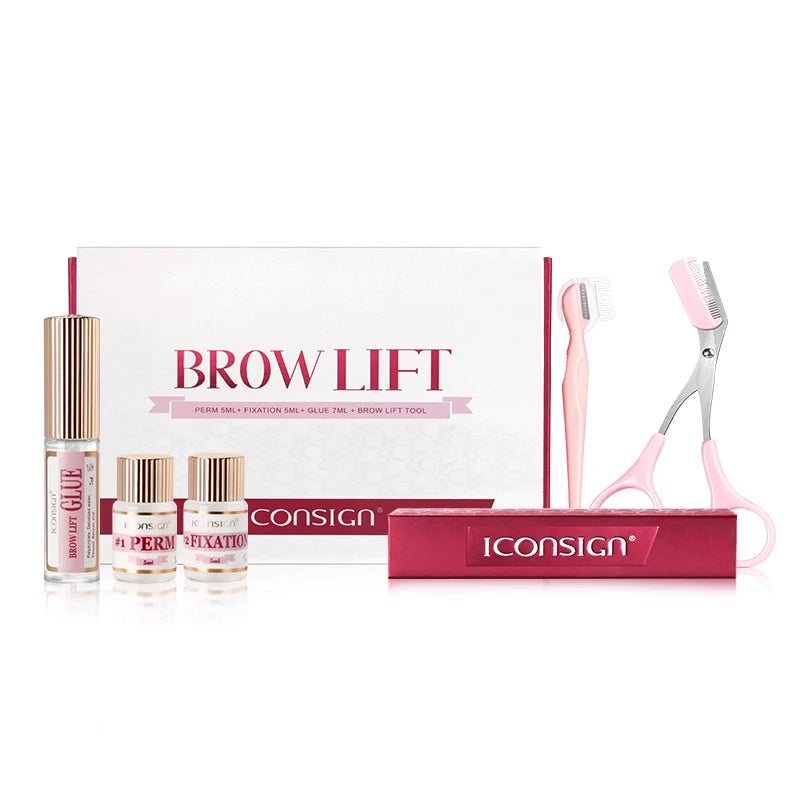 DIY Brow Perm Eyebrow Lamination 45-60 Days ICONSIGN Professional  Brow Perming Set Beauty Makeup Tools Home Use, Nisha Nashea LLC