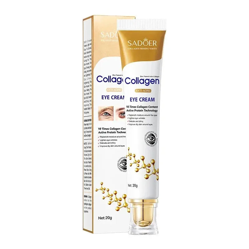 SADOER Collagen Eye Cream skincare Anti Dark Circles Eye Bags Firming Moisturizing skincare Eyes Cream Skin Care for Eyes, Nisha Nashea LLC